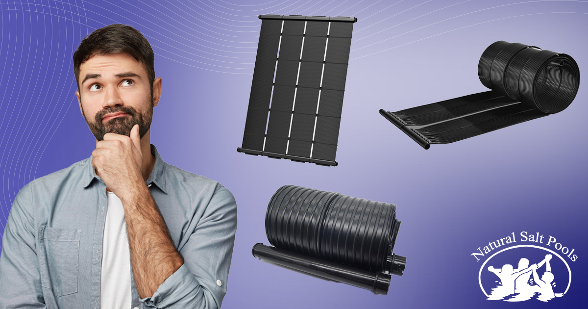 solar-pool-heater-panels-and-man-keeping-hand-under-his-chin